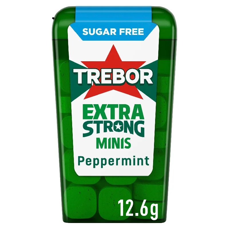 ---Trebor Mighties Extra Strong Sugar Free Mints 12.5g