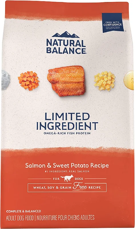 - Organic cotton dog bibsNatural Balance LID Salmon & Sweet Potato Recipe Dry Dog Food