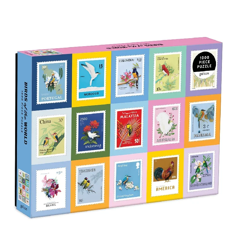 - Air box TSA certified check-inBirds of the World 1000 Piece Jigsaw Puzzle