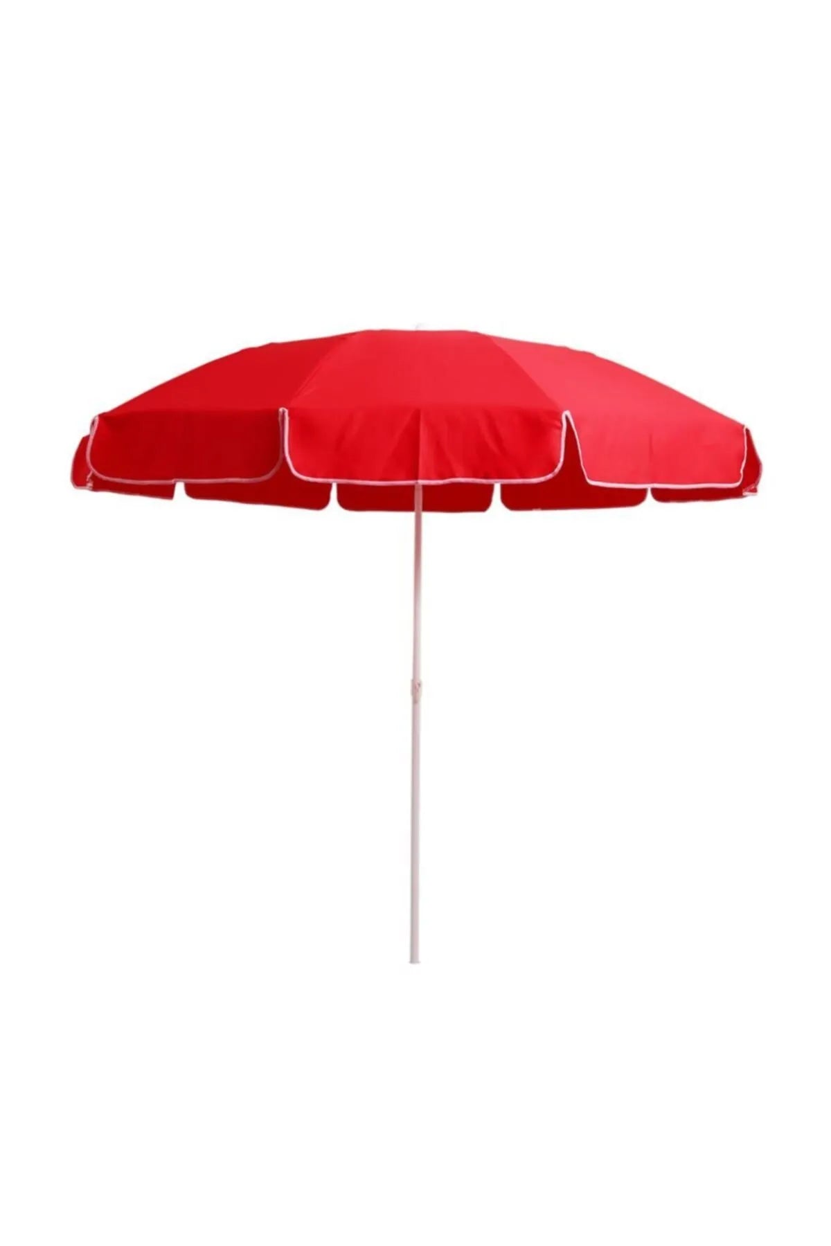 Pet ProductsMashotrend Garden Red Single Color Polyester Fabric Umbrella