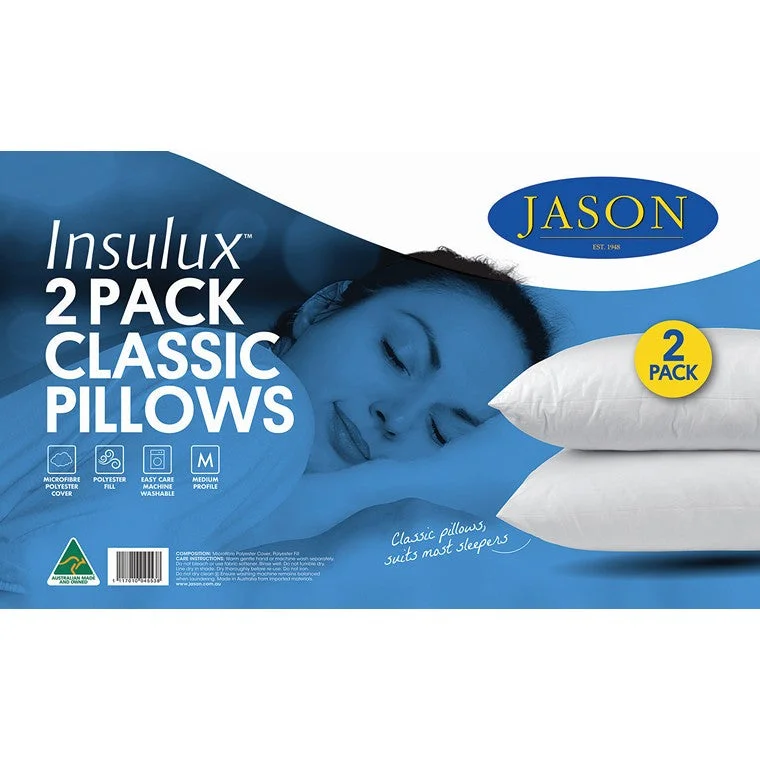 ---Jason Insulux Premium Pillow, Twin Pack