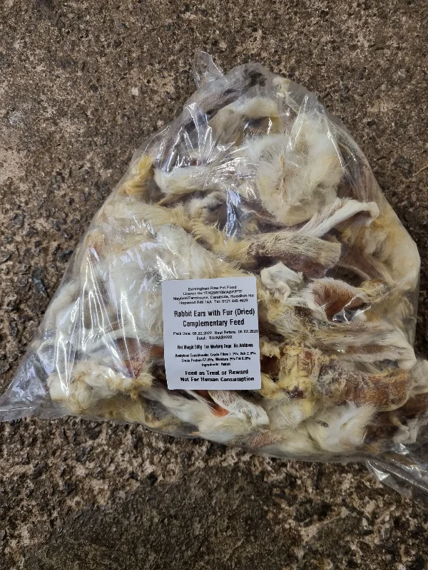 - Special food for puppiesBirmingham Raw Dried Rabbit Ears(With Fur) 500g