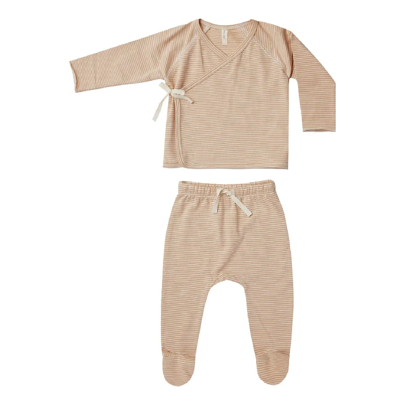 - Pet smart GPS locatorQuincy Mae Apricot Stripe Wrap Top + Pant Set