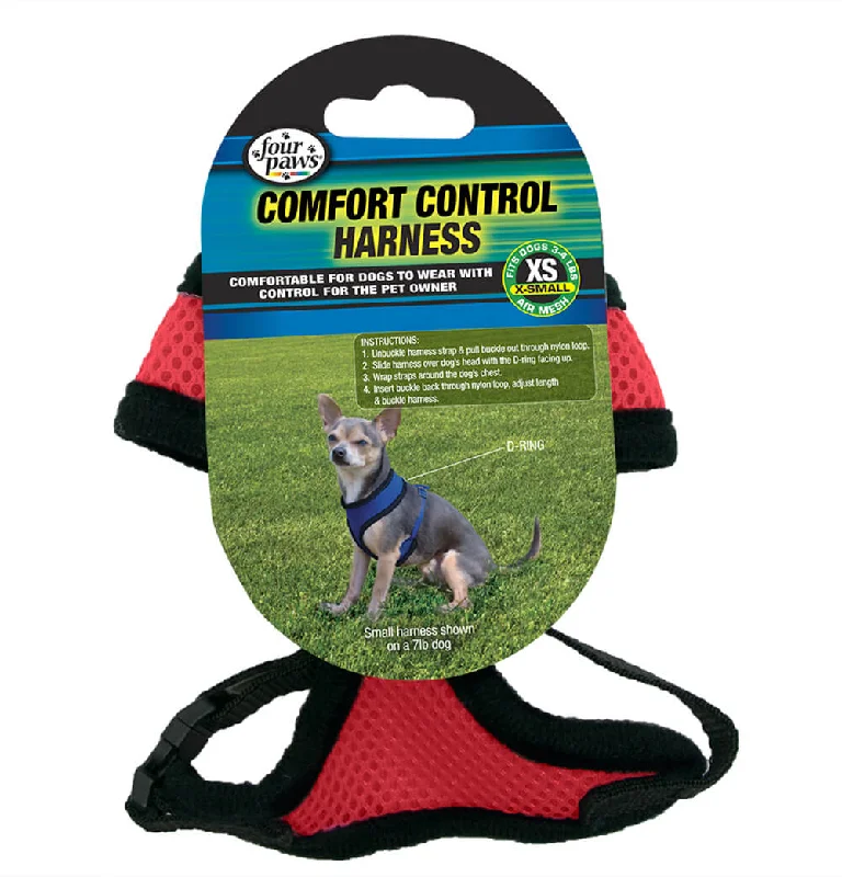  -Explosion-proof leash FOR LARGE dogsFour Paws® Red Comfort Control Harness