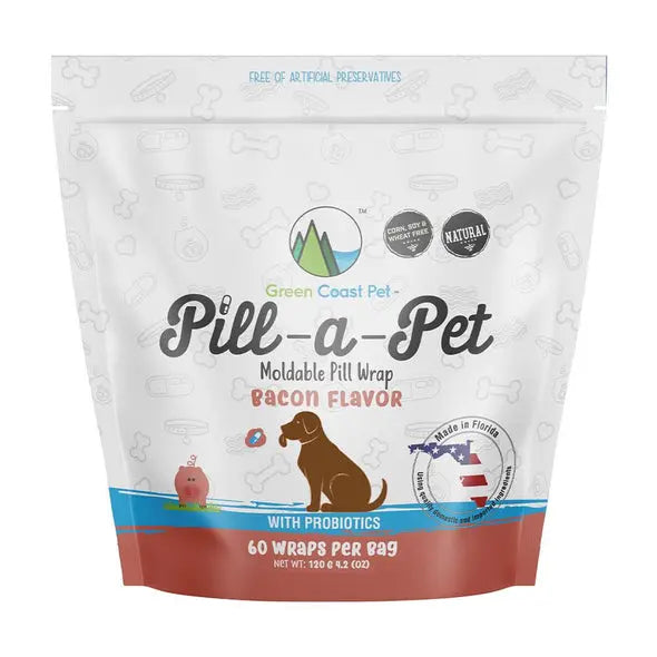 Pet ProductsGreen Coast Pet Pill-a-Pet Dog Pill Wrap 60 Count