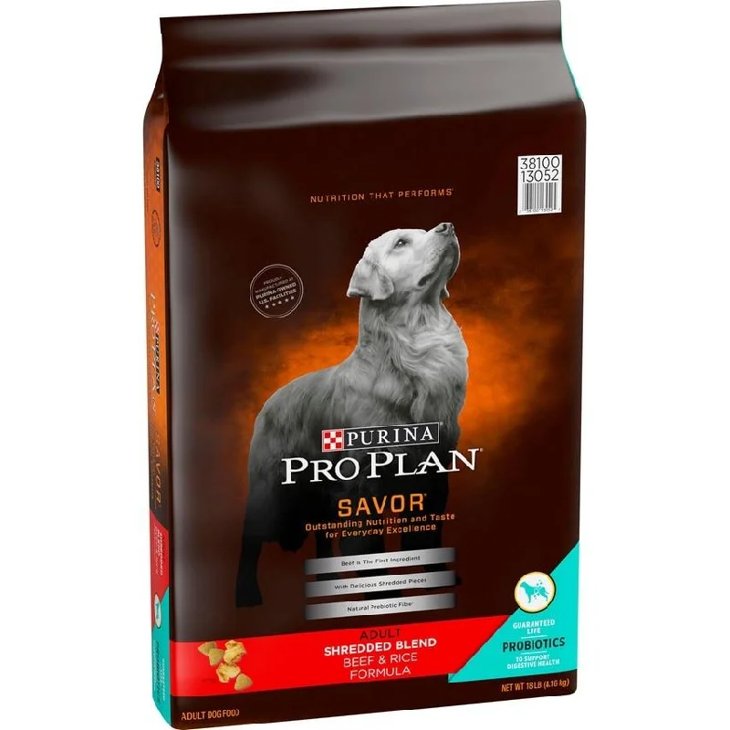 - Air box TSA certified check-inPurina Pro Plan Savor Adult Shredded Blend Beef & Rice Formula Dry Dog Food