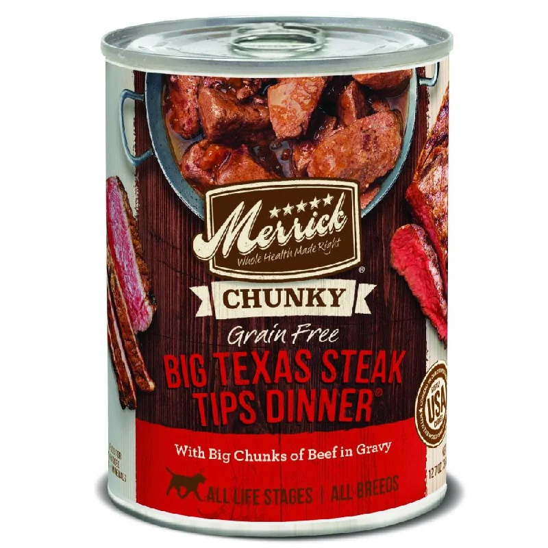 - Custom pet birthday cakeMerrick Grain Free Big Texas Steak Tips Dinner Canned Dog Food