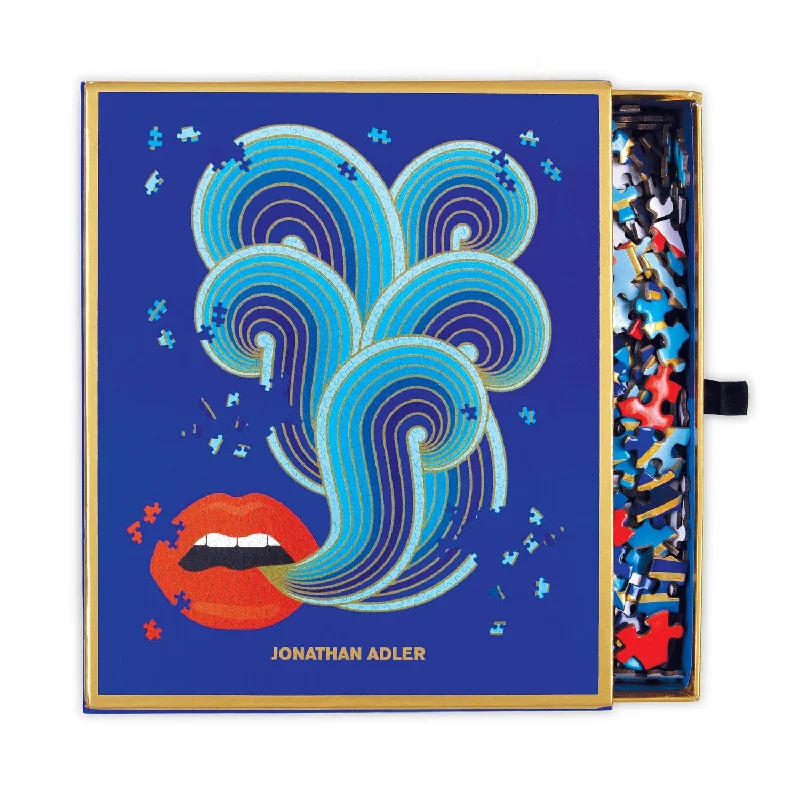 - Natural latex pet mattressJonathan Adler 750 Piece Lips Shaped Jigsaw Puzzle