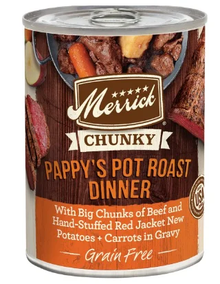 - Pet diabetes prescription foodMerrick Chunky Pappy's Pot Roast Dinner Wet Dog Food