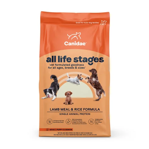 - Foldable and portable cat bagCanidae All Life Stages Dry Dog Food, Lamb Meal and Rice