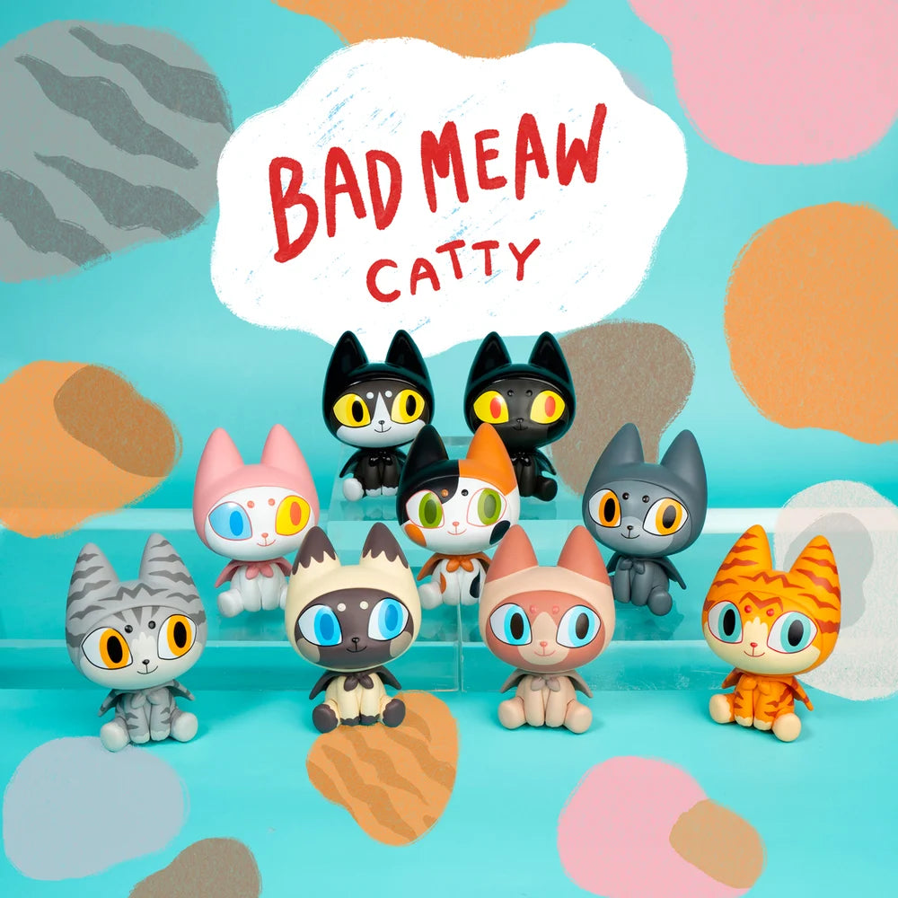 - Teething and chewing toys for puppiesBADMEAW CATTY Blind Box Series By MUEANFUN SAPANAKE