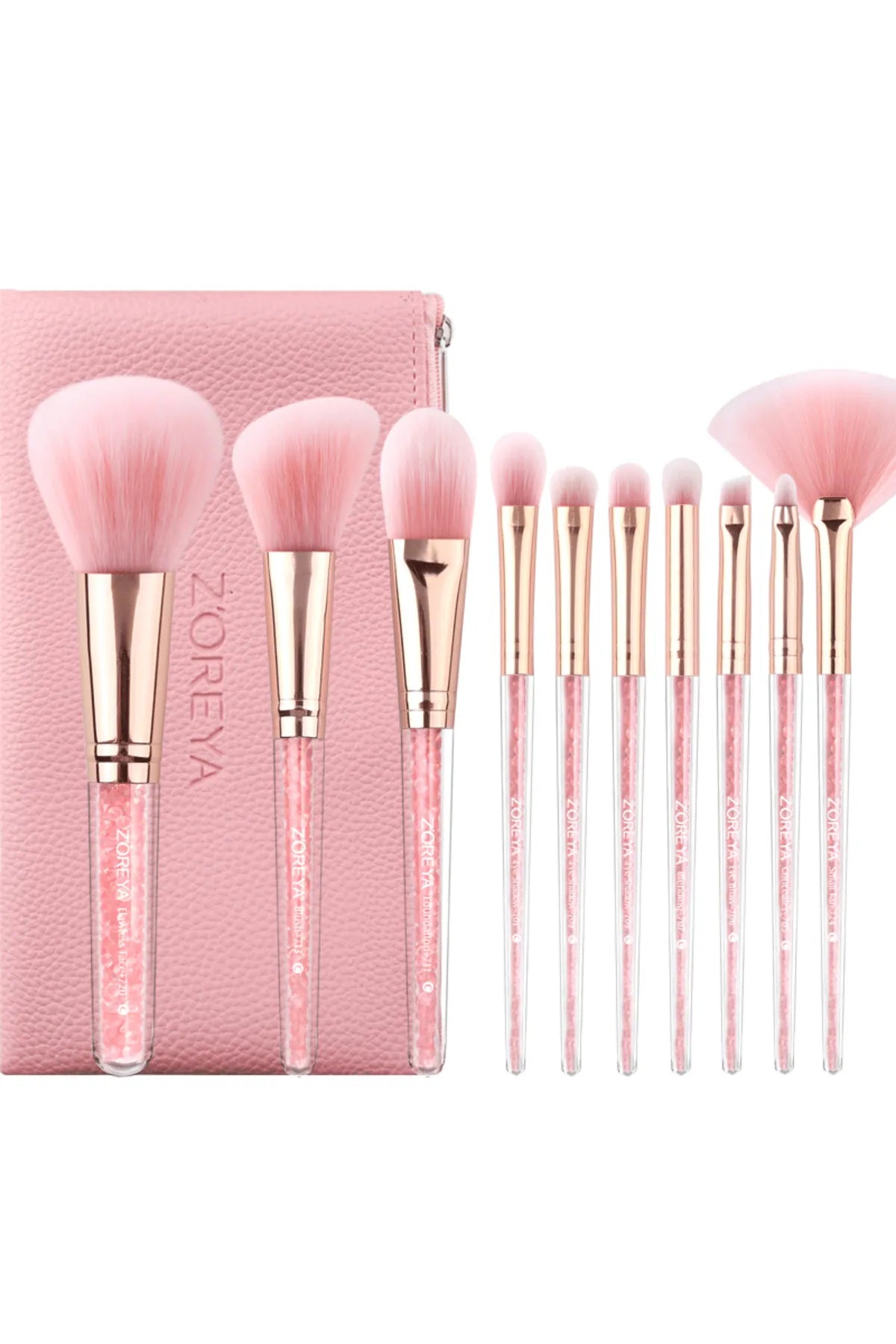 - Hamster silent running wheel to prevent chewingZ'oreya 10 Super Soft Pink Crystal Makeup Brush Set Pink Leather Bag