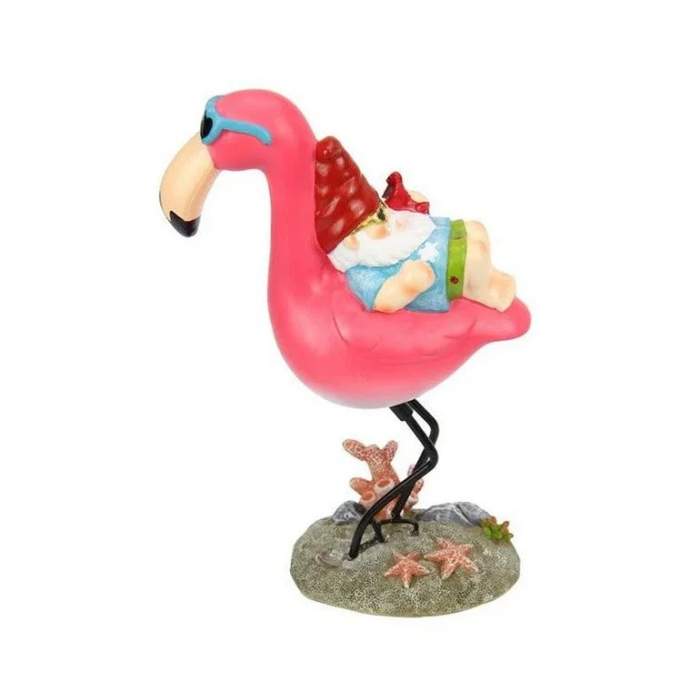 - Pet water dispenser UV sterilization versionFlamingo w/ Resting Gnome, 25cm