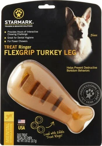 - Dog anti-slip matTreat Ringer Flex Grip Turkey Leg