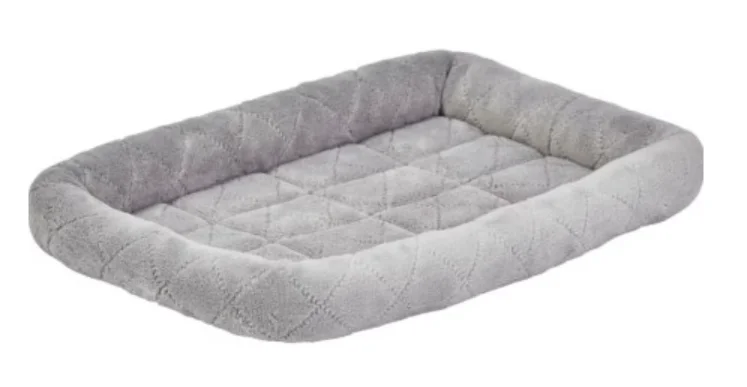 Pet ProductsMidWest Quiet Time Deluxe Diamond Stitch Pet Bed Gray for Dogs