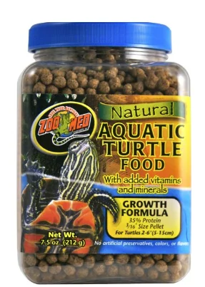 ---Zoo Med Natural Aquatic Growth Formula Turtle Food