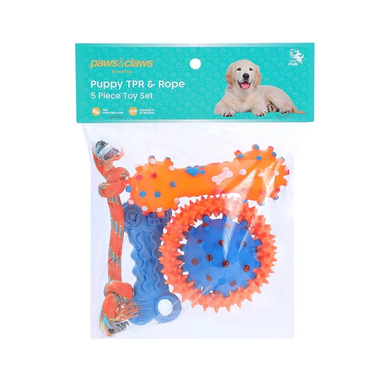 - Summer pet ice matPuppy TPR & Rope Set, 5pc