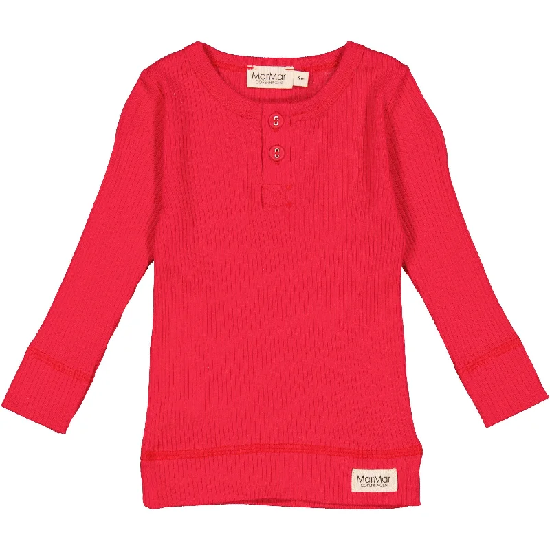 - ​​Pet toys under    yuanMarMar Copenhagen Red Currant Long Sleeve Henley