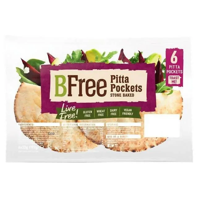 - Air box TSA certified check-inBFree Snack Size Pitta Pockets 6x32g