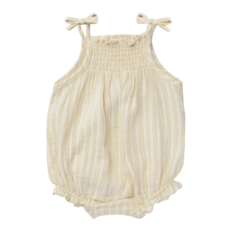  -Anti-scratch scratching board AND cat bed in oneQuincy Mae Vintage Stripe Smocked Woven Romper