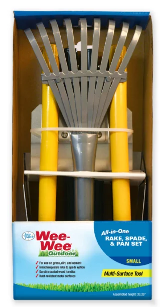 - Pet fence foldable indoorWee-Wee All-In-One Rake, Spade And Pan Dog Pooper Scooper Set