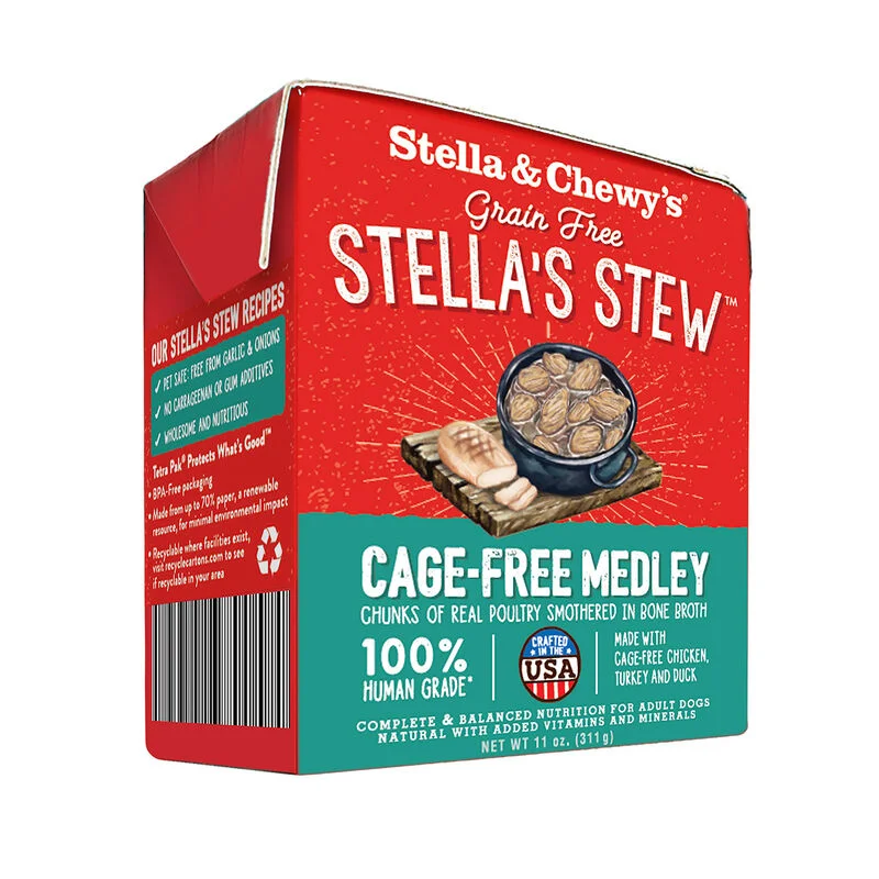 - Cat anti-jump window safety netStella & Chewy's Grain Free Stella's Stew Cage Free Medley Dog Food