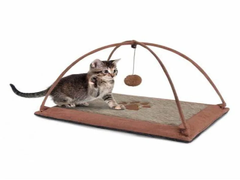 - Natural latex pet mattressCat gym with toy 40x60cm