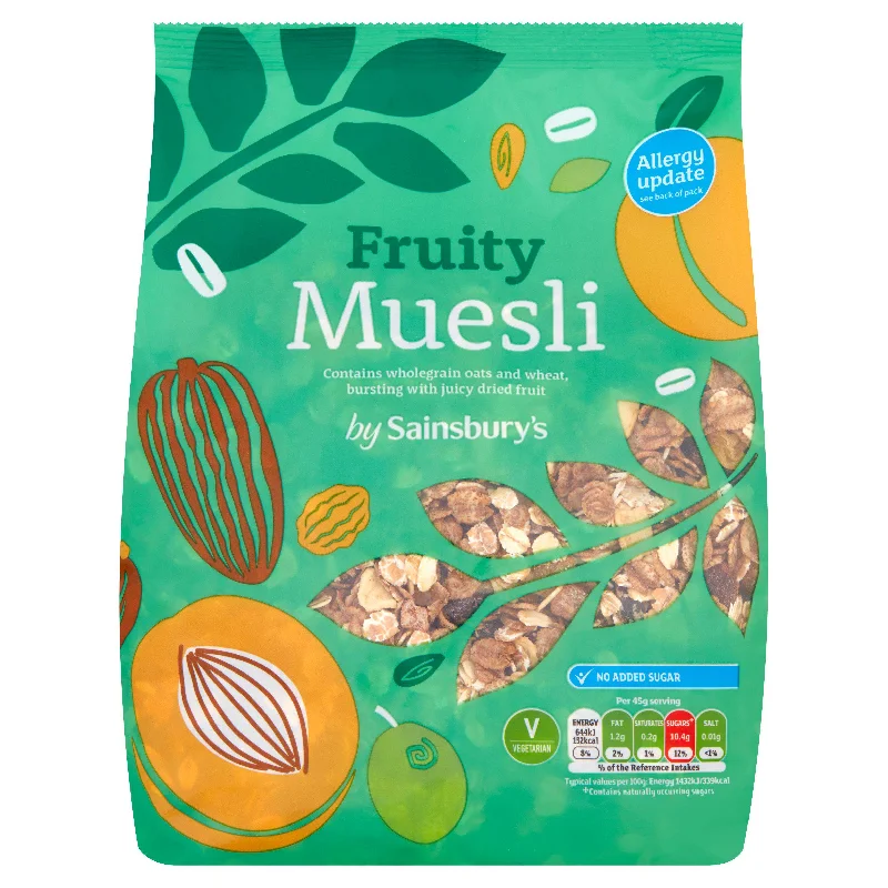 - Natural latex pet mattressSainsbury's Fruity Muesli 750g