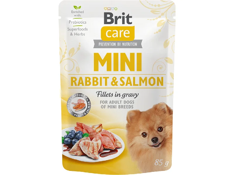 - Pet stroller can be taken on the planeBrit Care Mini Rabbit&Salmon fillets in gravy  85g