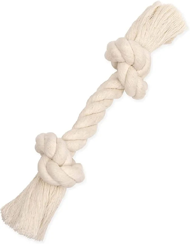 ---Mammoth 9 In Small Flossy Chew Extra Two Know Bone Dog Toy