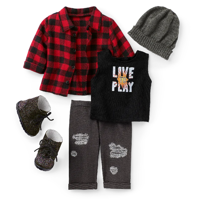 - Winter dog thick down jacketRelaxed to the Max Outfit for 18-inch Dolls