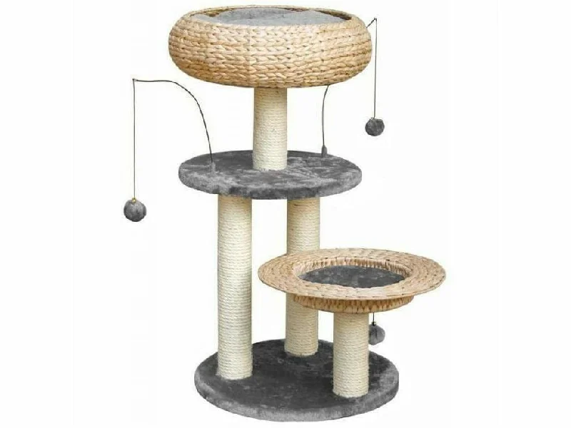 - Pet tear stain cleaning wipesLORENZ Cat Play Tower - Grey