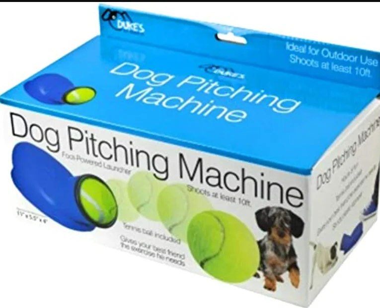 - Postoperative pet anti-licking Elizabethan collarDUKES Dog Pitching Ball Machine