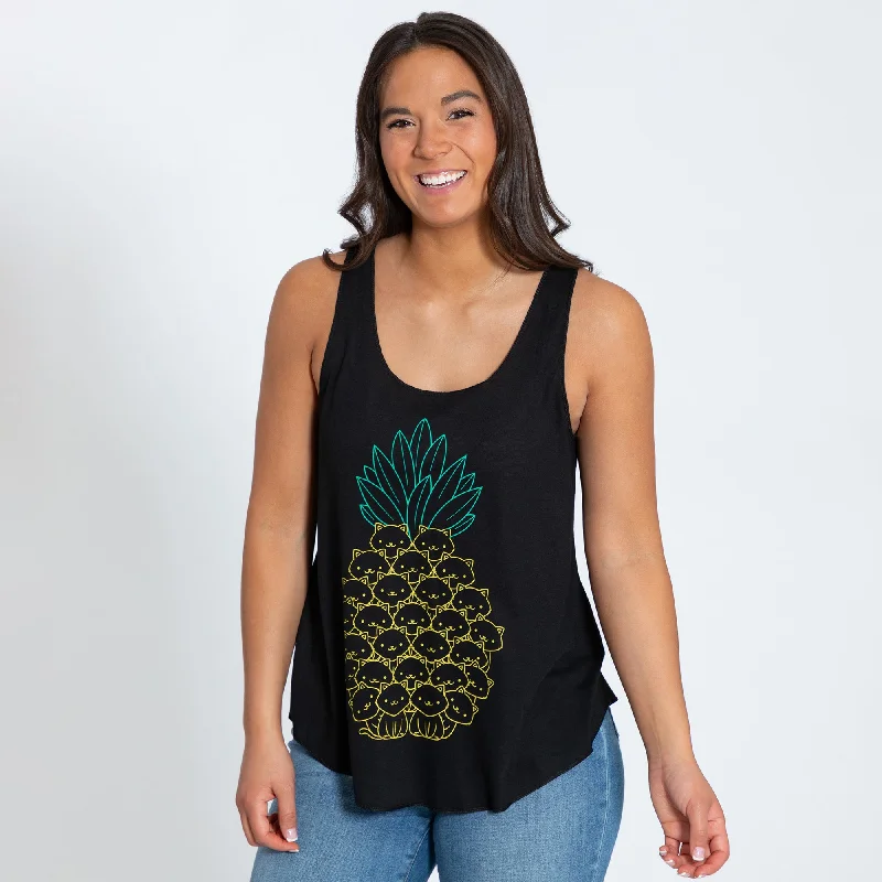    - Indoor cat food  Cat Pineapple Tank Top