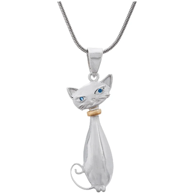    - Purina Pro Plan cat food palatability  Charming Cat Sterling Necklace