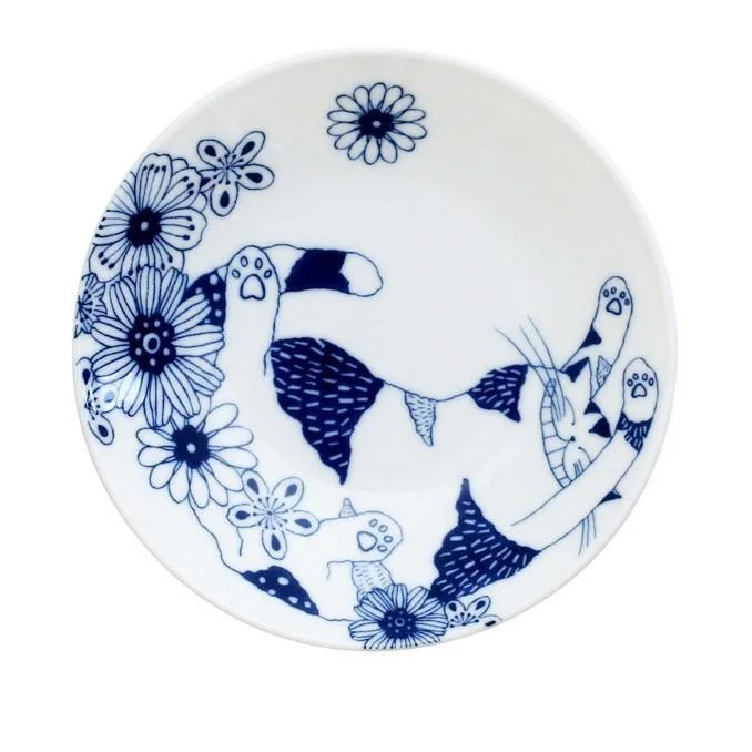    - Cat food discounts and promotions  Ceramic-ai: Cat Flowers Large Dish Lying