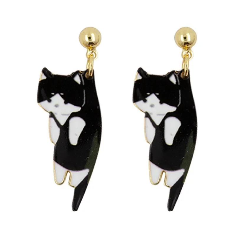  . **Special Needs**  Short Story: Drop Earring Cat Black