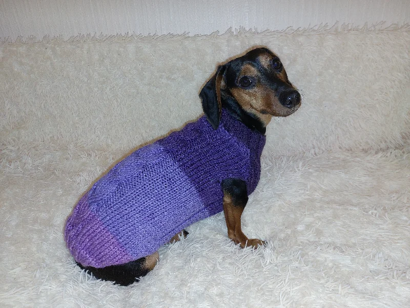 Combined with specific occasions:Warm Pet Clothes Small Dog Sweater, Dachshund Jumper