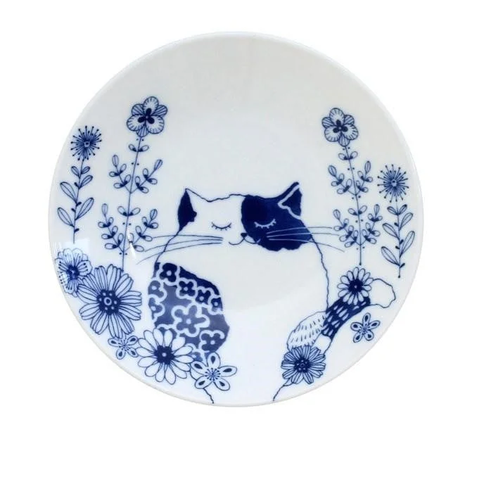    - Cat food nutritional analysis  Ceramic-ai: Cat Flowers Small Plate Standing